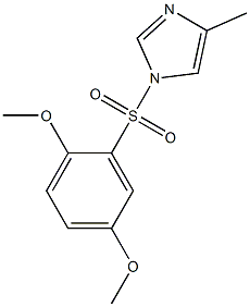 1-[(2,5-dimethoxyphenyl)sulfonyl]-4-methyl-1H-imidazole Structure