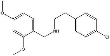 N-[2-(4-chlorophenyl)ethyl]-N-(2,4-dimethoxybenzyl)amine Structure