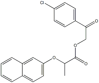 2-(4-chlorophenyl)-2-oxoethyl 2-(2-naphthyloxy)propanoate