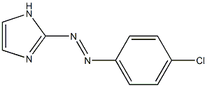 2-[(4-chlorophenyl)diazenyl]-1H-imidazole 结构式