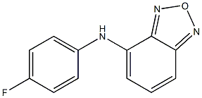 N-(4-fluorophenyl)-2,1,3-benzoxadiazol-4-amine Struktur