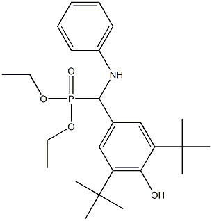 diethyl anilino(3,5-ditert-butyl-4-hydroxyphenyl)methylphosphonate