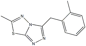 6-methyl-3-(2-methylbenzyl)[1,2,4]triazolo[3,4-b][1,3,4]thiadiazole