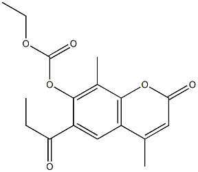 4,8-dimethyl-2-oxo-6-propionyl-2H-chromen-7-yl ethyl carbonate