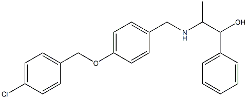 2-({4-[(4-chlorobenzyl)oxy]benzyl}amino)-1-phenyl-1-propanol