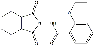 N-(1,3-dioxooctahydro-2H-isoindol-2-yl)-2-ethoxybenzamide 化学構造式