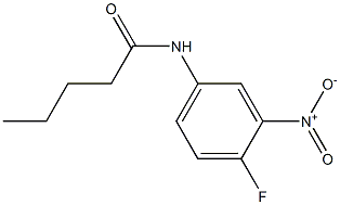 N-{4-fluoro-3-nitrophenyl}pentanamide