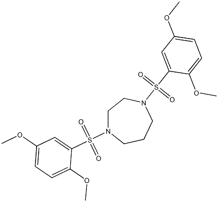 1,4-bis[(2,5-dimethoxyphenyl)sulfonyl]-1,4-diazepane