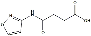 4-(3-isoxazolylamino)-4-oxobutanoic acid Structure