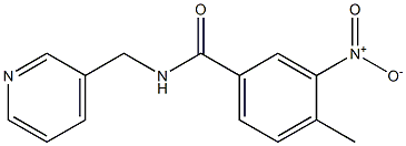 3-nitro-4-methyl-N-(pyridin-3-ylmethyl)benzamide Structure