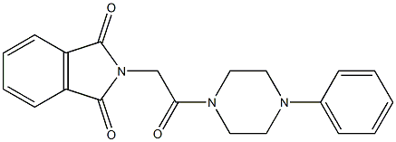 2-[2-oxo-2-(4-phenylpiperazin-1-yl)ethyl]-1H-isoindole-1,3(2H)-dione