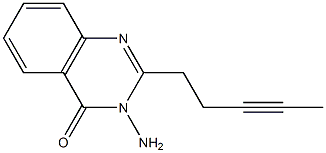  3-amino-2-(3-pentynyl)-4(3H)-quinazolinone