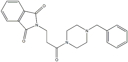 2-[3-(4-benzyl-1-piperazinyl)-3-oxopropyl]-1H-isoindole-1,3(2H)-dione