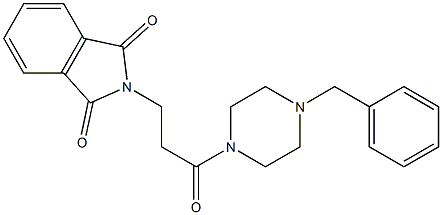  2-[3-(4-benzyl-1-piperazinyl)-3-oxopropyl]-1H-isoindole-1,3(2H)-dione