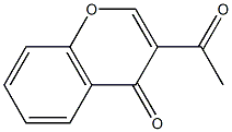 3-アセチルクロモン 化学構造式