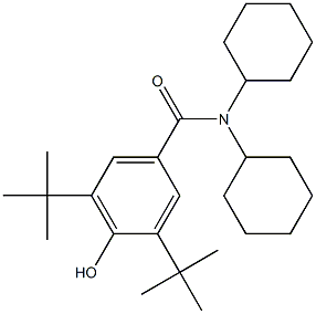 3,5-ditert-butyl-N,N-dicyclohexyl-4-hydroxybenzamide