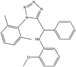  N-[[1-(2,6-dimethylphenyl)-1H-tetraazol-5-yl](phenyl)methyl]-2-methoxyaniline