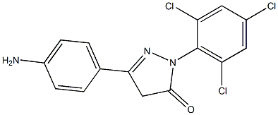  5-(4-aminophenyl)-2-(2,4,6-trichlorophenyl)-2,4-dihydro-3H-pyrazol-3-one