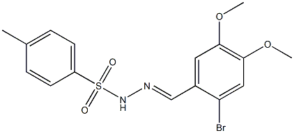 N'-(2-bromo-4,5-dimethoxybenzylidene)-4-methylbenzenesulfonohydrazide