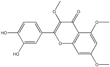 2-(3,4-dihydroxyphenyl)-3,5,7-trimethoxy-4H-chromen-4-one