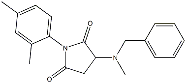 3-[benzyl(methyl)amino]-1-(2,4-dimethylphenyl)-2,5-pyrrolidinedione
