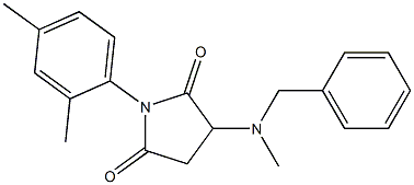  3-[benzyl(methyl)amino]-1-(2,4-dimethylphenyl)-2,5-pyrrolidinedione