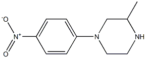 1-{4-nitrophenyl}-3-methylpiperazine Structure