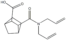 3-[(diallylamino)carbonyl]bicyclo[2.2.1]heptane-2-carboxylic acid,,结构式