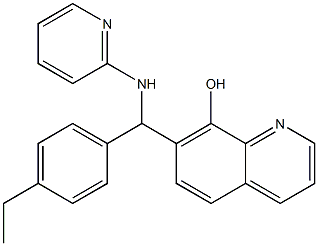 7-[(4-ethylphenyl)(2-pyridinylamino)methyl]-8-quinolinol