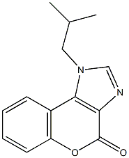 1-isobutylchromeno[3,4-d]imidazol-4(1H)-one Structure