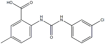 2-{[(3-chloroanilino)carbonyl]amino}-5-methylbenzoic acid