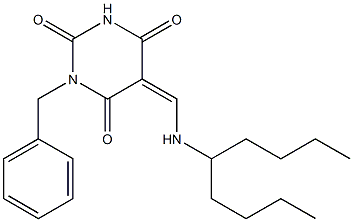  1-benzyl-5-{[(1-butylpentyl)amino]methylene}-2,4,6(1H,3H,5H)-pyrimidinetrione