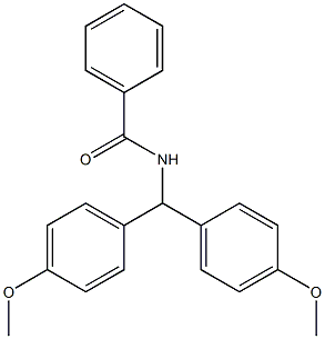 N-[bis(4-methoxyphenyl)methyl]benzamide Structure