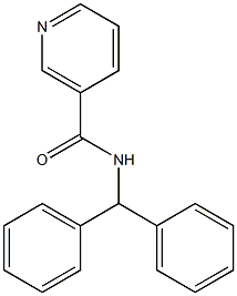 N-benzhydrylnicotinamide,,结构式