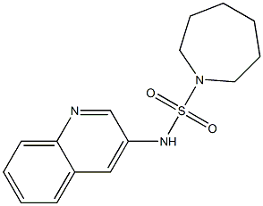 N-(3-quinolinyl)-1-azepanesulfonamide