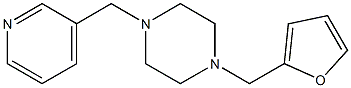 1-(2-furylmethyl)-4-(3-pyridinylmethyl)piperazine