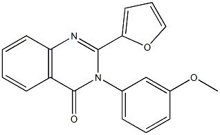 2-(2-furyl)-3-(3-methoxyphenyl)-4(3H)-quinazolinone