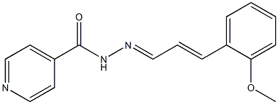  N'-[3-(2-methoxyphenyl)-2-propenylidene]isonicotinohydrazide