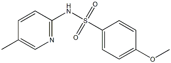 4-methoxy-N-(5-methyl-2-pyridinyl)benzenesulfonamide