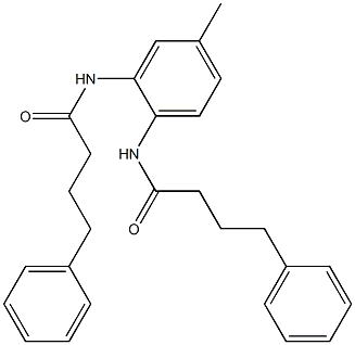  N-{4-methyl-2-[(4-phenylbutanoyl)amino]phenyl}-4-phenylbutanamide