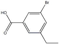 3-bromo-5-ethylbenzoic acid Structure