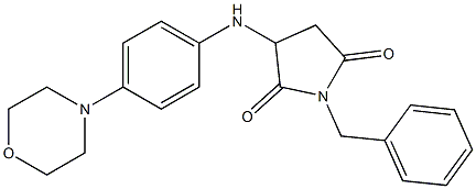 1-benzyl-3-[4-(4-morpholinyl)anilino]-2,5-pyrrolidinedione