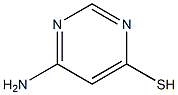 6-aminopyrimidine-4-thiol Structure