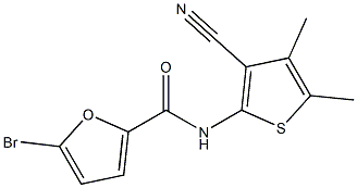  5-bromo-N-(3-cyano-4,5-dimethyl-2-thienyl)-2-furamide