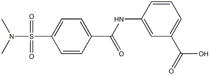3-({4-[(dimethylamino)sulfonyl]benzoyl}amino)benzoic acid