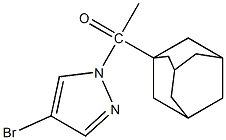 1-(1-adamantylacetyl)-4-bromo-1H-pyrazole Struktur