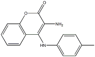 3-amino-4-(4-toluidino)-2H-chromen-2-one