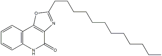 2-dodecyl[1,3]oxazolo[4,5-c]quinolin-4(5H)-one Structure