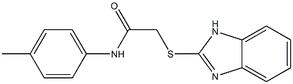 2-(1H-benzimidazol-2-ylsulfanyl)-N-(4-methylphenyl)acetamide