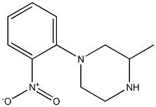 1-{2-nitrophenyl}-3-methylpiperazine 结构式